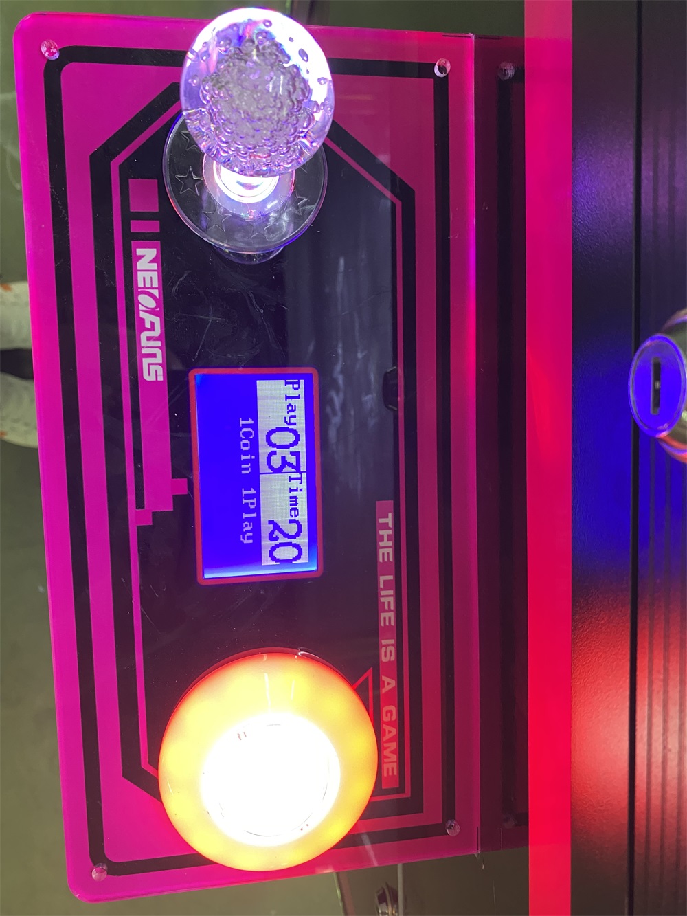 PlayFun Commercial Coin Arcade Games Big Size 960mm Xxl Claw Prize Doll Vending Machine Pink Dream Crane Claw Game Doll Machine