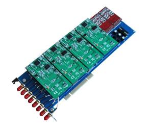 Wholesale SinoV-GSM800 8 GSM GOIP asterisk card from china suppliers