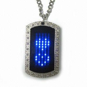 Wholesale 2015 new fashion led name tag necklace from china suppliers