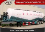 Carbon Steel V shape Bulk cement tanker trailers 3 axles silo cement carrier