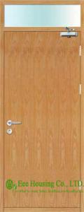 Wholesale Commercial Timber fire rated doors With Fire Glass, Single Leaf from china suppliers