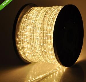 Wholesale flexible led light 2 wire warm white christmas rope lights from china suppliers