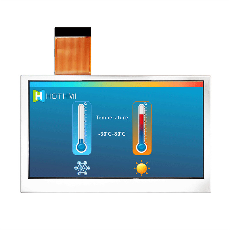IC ST7262 Color 4.3 Inch TFT LCD Modules 800x480 TFT-H043A12SVILT5N40