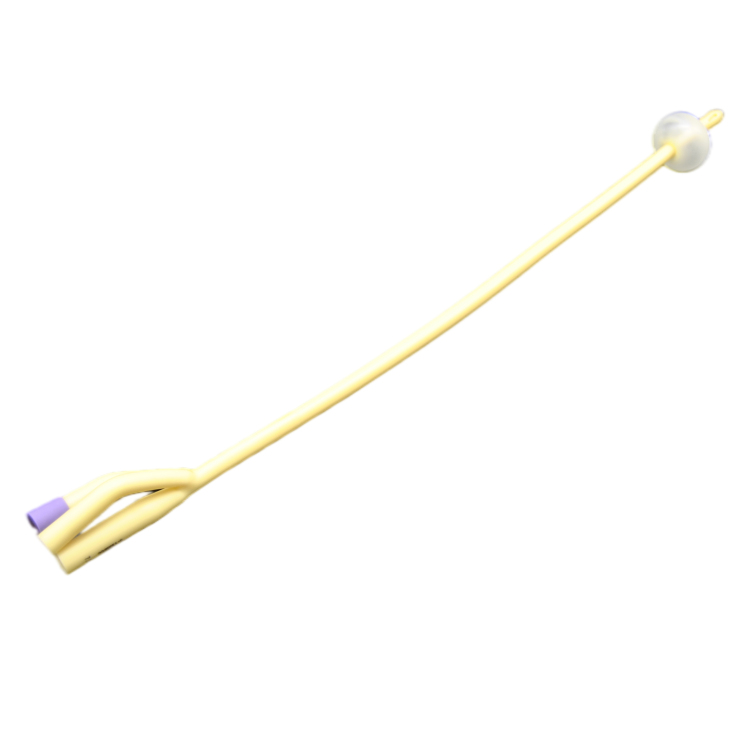 High Quality Various Size Disposable Medical Felame Three Way Latex Foley Catheter