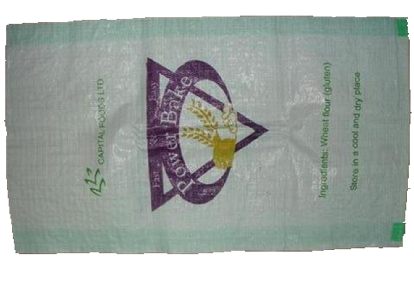 Eco Friendly PP Flour Packaging Bags , Industrial Woven Plastic Bags For Flour Packaging