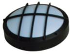 Round Outdoor Ceiling Light Fixtures , 6000K Industrial Bulkhead Light 1600Lm