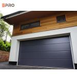 6063 Clear Glass Garage Door With Motor Checkered Anodised Smart Opener Aluminum