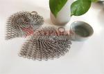 316 Round Rings Stainless Steel Chain Mail Scrubber For Washing Cast Iron Pan