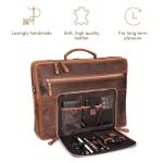 Laptop Bag San Francisco 17 Inch I Handcrafted Leather Shoulder Bag for Notebook