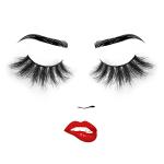 5D 25mm Natural Looking Strip Lashes Dramatic Waterproof Soft Cotton Band