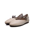 S366 Shoes Women Autumn 2020 New Leather White Shoes Women One Word Elastic Band