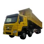 Used HOWO 8*4 Heavy-duty Dump Truck Tipper Truck Dumper 12.00R20 18PR in LHD