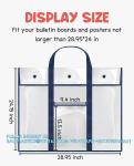 Poster Storage Bag (31.5"×25.5") Bulletin Board Holder Art Portfolio Container