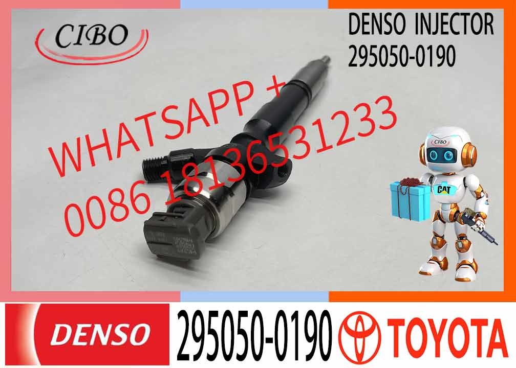 High Quality Diesel Common Rail Fuel Injector 23670-0L100 / 295050-0190 For Toyota 1KD