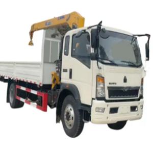 Wholesale High Performance SHACMAN SINOTRUK 4x2 6x4 6 Ton Construction Telescopic Boom Truck Mounted Crane Light Duty Crane from china suppliers