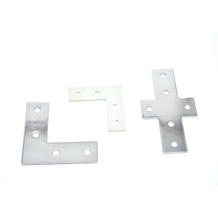 L And T Shaped 90 Degree Chrome Steel Connector Plates