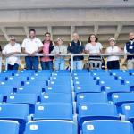 Tip Up Plastic Stadium Seating Anti Aging Anti UV Fire Proof