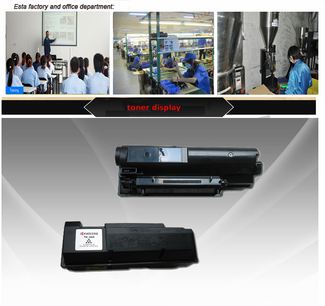 Kyocera Mita Ecosys TK 360 Black Toner Cartridge for FS - 4020DN Yield 20,000 Pages