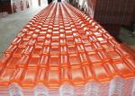 2.5mm Thickness ASA Embossed Synthetic Resin Roof Tile For Building