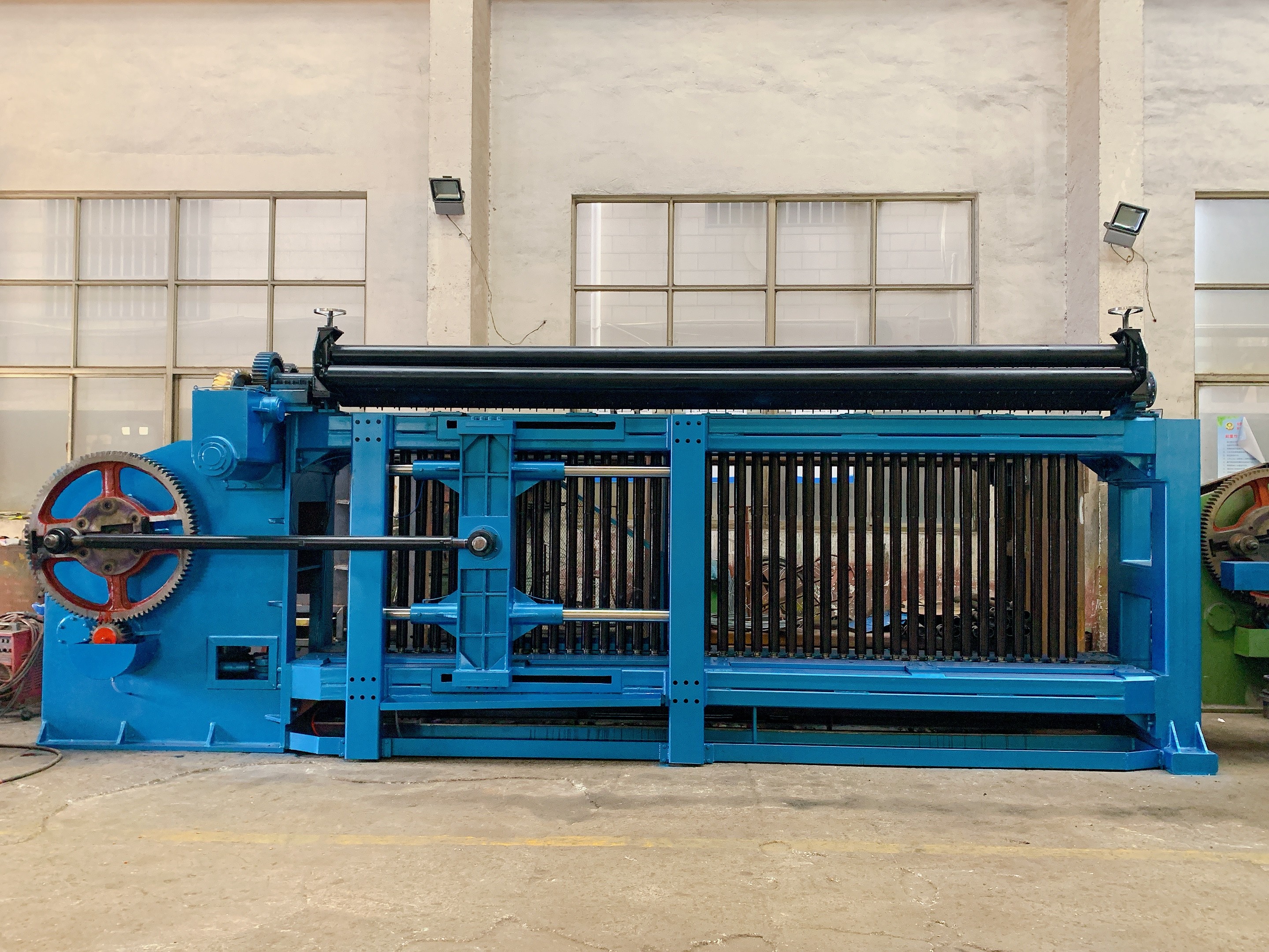 4300mm Construction Gabion Wire Mesh Machine Double Twist