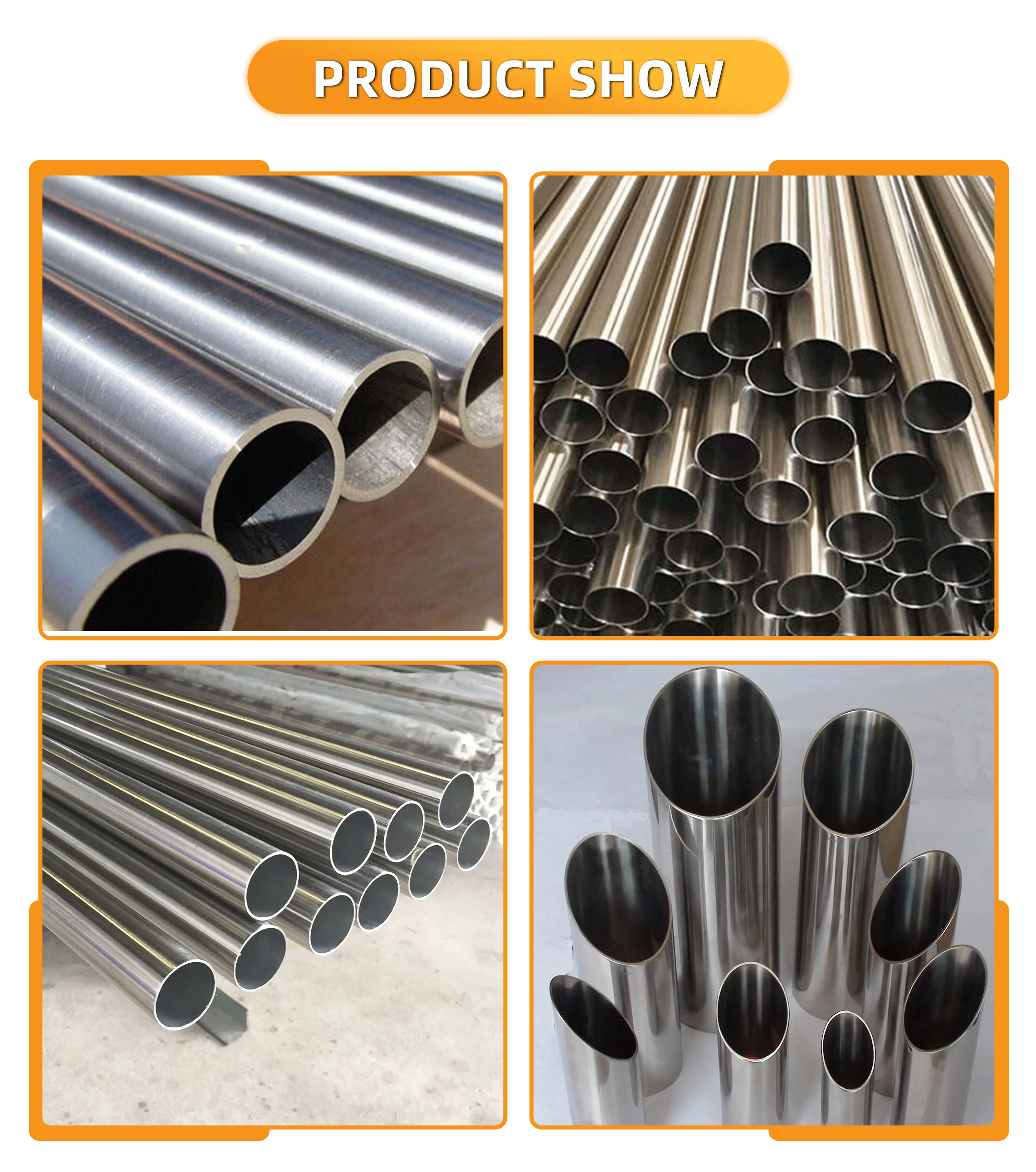 Polished Inox Stainless Steel Welded Pipe SUS 201 304 316 Corrosion Resistant