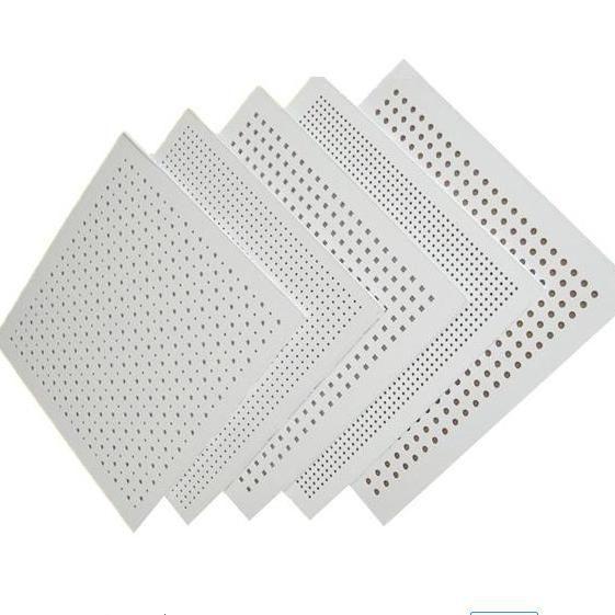 5/15q Square Waterproof Perforated Acoustic Sound Absorption Gypsum Board for