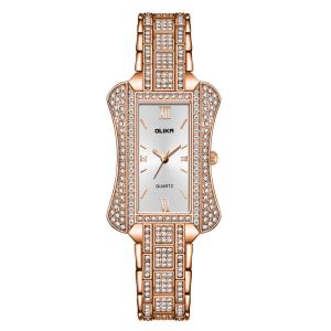 Wholesale Women Square Alloy 3ATM Fashion Quartz Watches With Diamond from china suppliers