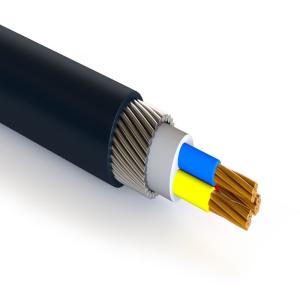 Wholesale Outdoor Fiber Cable Underwater GYTA33 Armored Seel Wire Fibre Optic Cable 12 24 48 96 144 Core Direct Buried Optical Fib from china suppliers