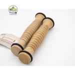 Rubber Wood Foot Massage Roller Screw Shape- Relieve Foot Arch Pain, Plantar