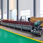 Rock River Stone Silica Screw Type Sand Washing Machine Fine Material Washer