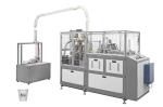 CE SGS High Speed Paper Tea Cup Making Machine Welding By Ultrasonic Heater