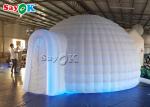 Inflatable Igloo Tent Oxford Cloth White LED Inflatable Dome Tent For Party