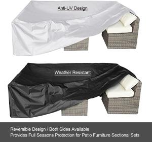Wholesale Patio Furniture Set Cover Outdoor Sectional Sofa Set Covers Outdoor Table Chair Set Covers Water Resistant Large from china suppliers
