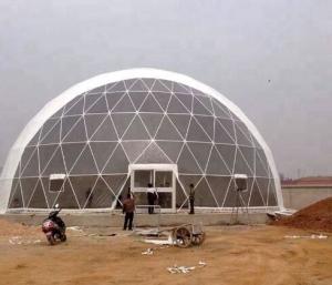 Wholesale 16M Diameter PVC Geodesic Dome Tent Outdoor Hotel Igloo Party Tents Big Exhibition Dome Tent from china suppliers