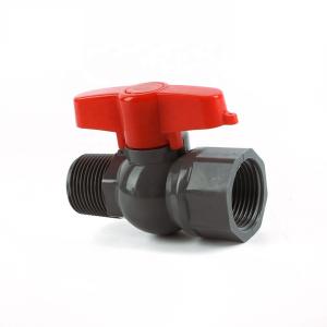 Wholesale 2 Inch Female Male PVC Ball Valve for Moulding from Manufacture at 1.0MPA Pressure from china suppliers