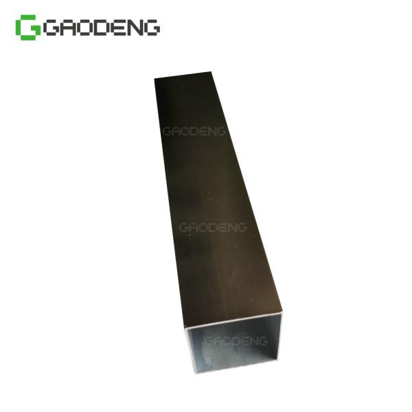 Wood Grain Industrial Aluminum Profile , T3-T8 Rectangular Aluminum Extrusion