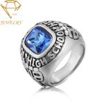 Male Silver Graduation Customized Class Rings