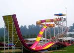 Professional Fiberglass Water Slide , Water Slide Pipe For Residential Park