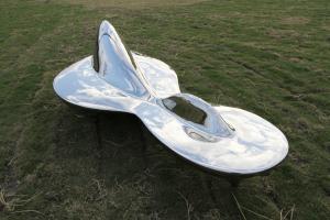 Wholesale Abstract Large Metal Lawn Sculptures Mirror Stainless Steel Outdoor Decorative from china suppliers