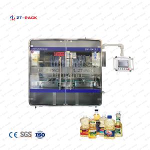 Wholesale 3000BPH Automatic Linear Piston Oil Filling Machine For Edible Oil Peanut Sunflower Oil from china suppliers