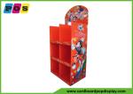 Portable Store Advertising Cardboard Display Stands Towel Floor Display Stand