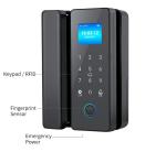 Glass Door Smart Fingerprint Door Lock Biometric Unlock Full Automatic Tuya Lock
