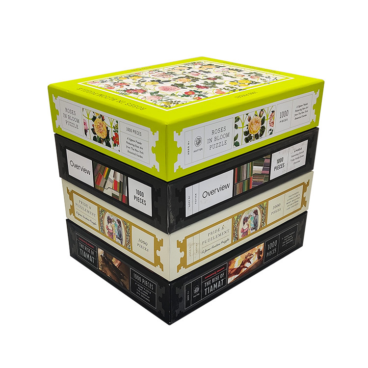 3.0mm Cardboard Smooth Varnish Custom Printed Puzzles ROSH