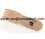 Wooden Fork USB Flash Drives, Real Capacity Wood USB Pen Drives