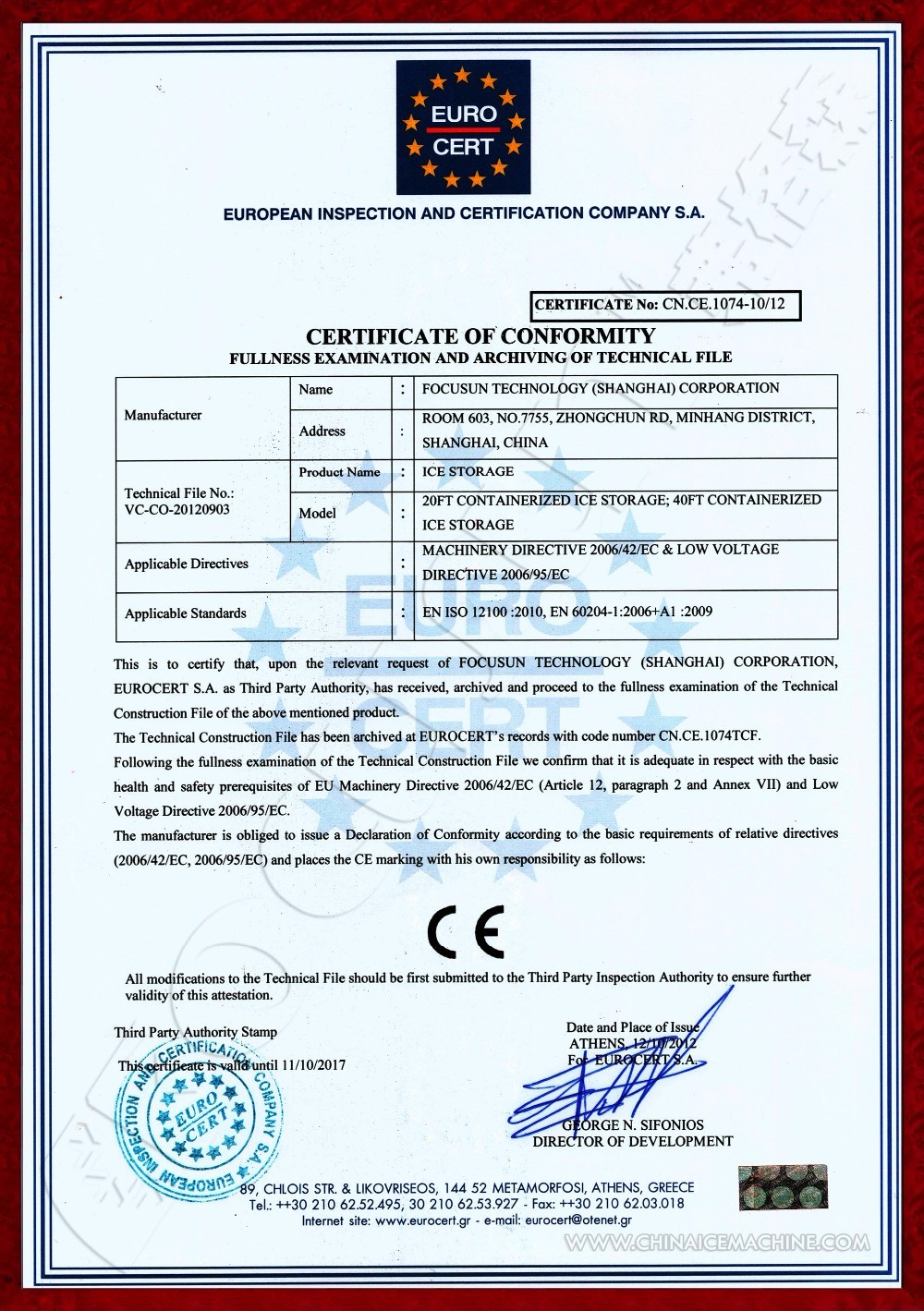 1ton 2ton 3ton 5ton 8ton 10ton Industrial Ice Making Machine with R404a/R22 Refrigerant