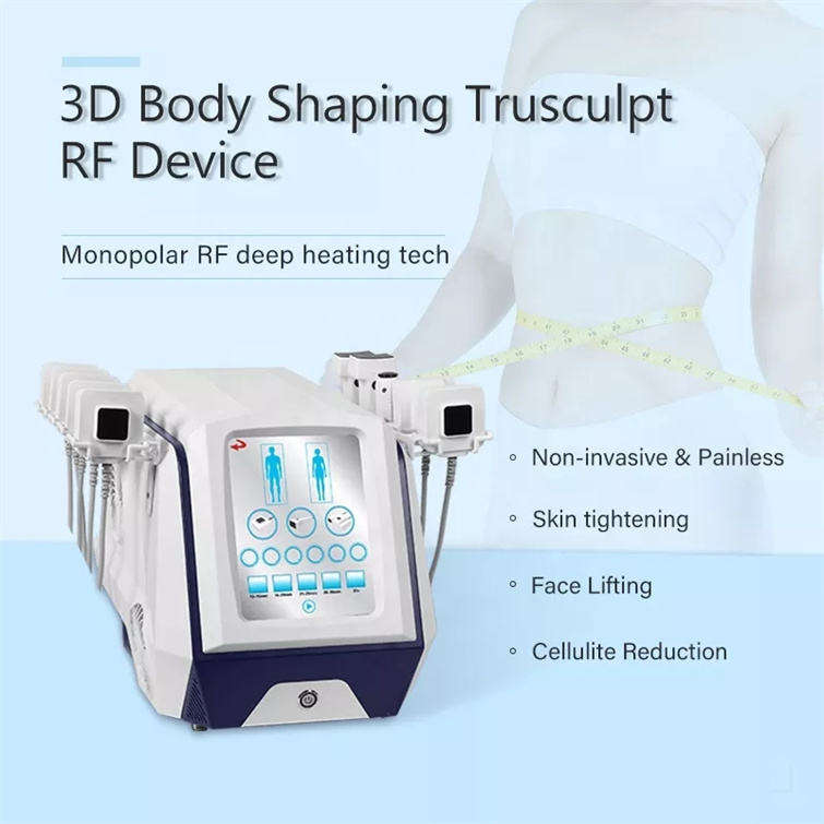 10 - 800W Body Slimming Machine 2MHz Fat Reduction Machine Portable