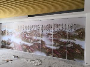 Wholesale Banquet Hall Wooden Acoustic Sliding Partition Walls / Movable Wall Panels from china suppliers