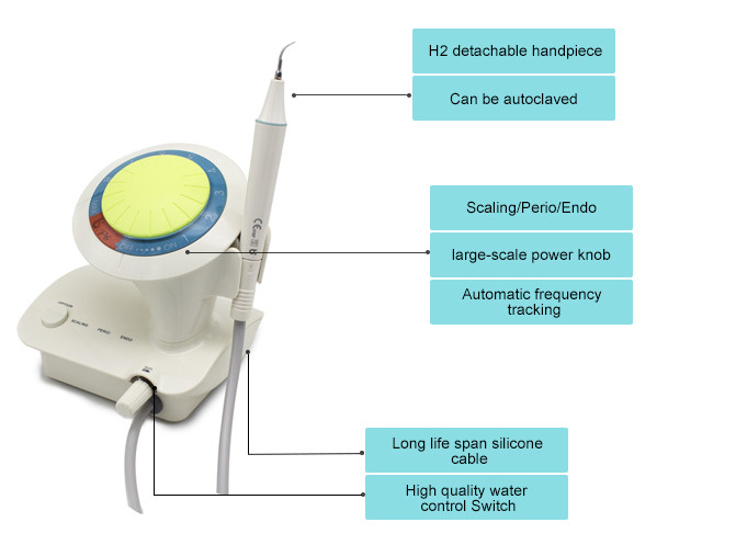 Detachable Autoclavable Ultrasonic Piezo Scaler 240VAC