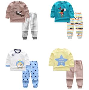 Wholesale New Arrived wholesale Animal patterns long sleeve kids clothing set from china suppliers