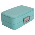 Removable Dividers Small Portable Jewelry Box , Logo Free Personalized Travel